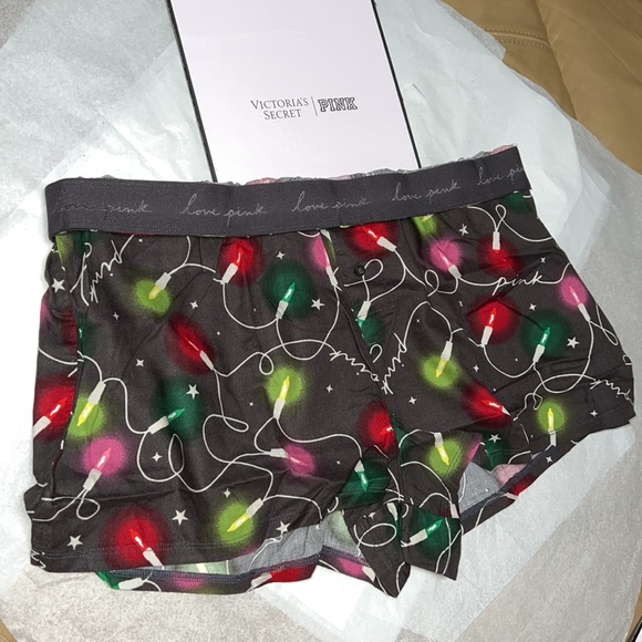 (L) Victoria's Secret/PINK Flannel Short - Picture 4 of 10